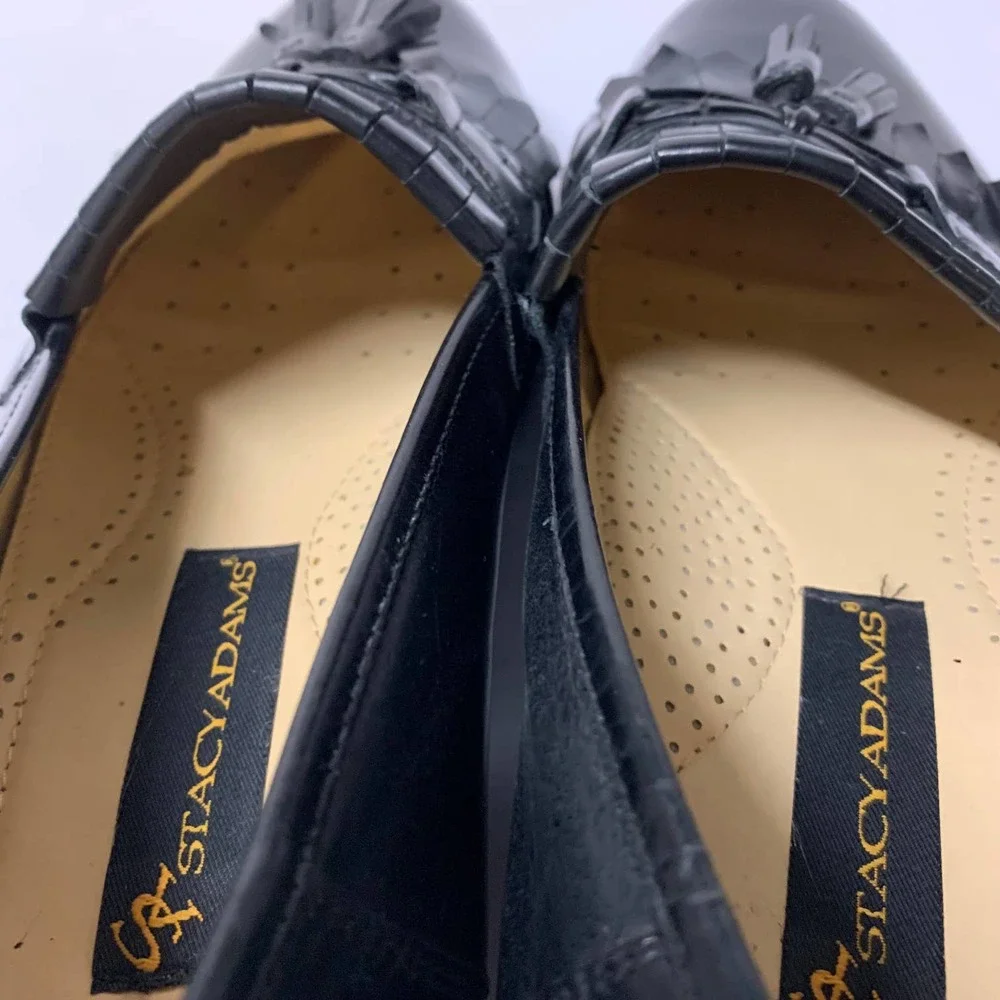 Stacy Adams Leather Kiltie Tassel‎ Loafers Men's Size 10M